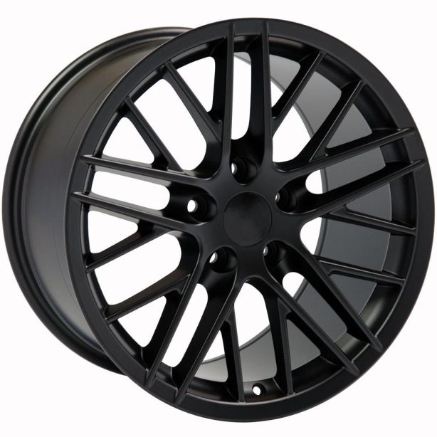 17" Replica Wheel CV08A Fits Chevrolet Corvette - C6 ZR1 Rim 17x9.5 Satin Wheel