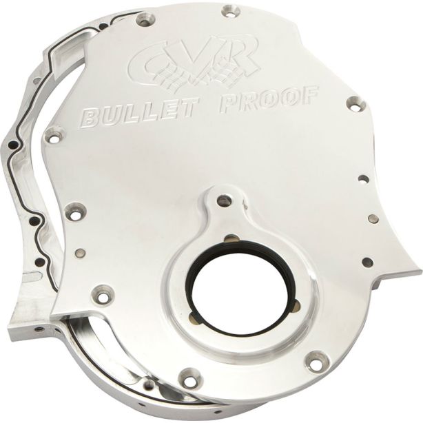 BBC Billet Timing Cover 2-Piece - Polished CVR PERFORMANCE TC2454CL