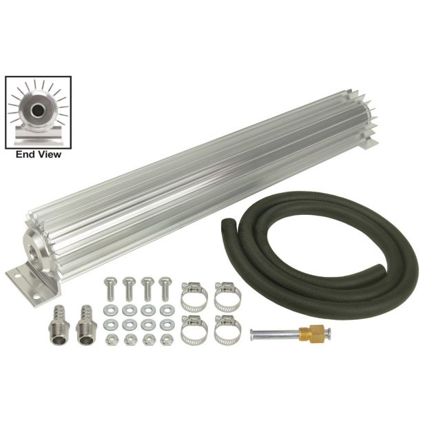 Heat Sink Trans Cooler 18in Long 3/8in NPT Inle DERALE 13255
