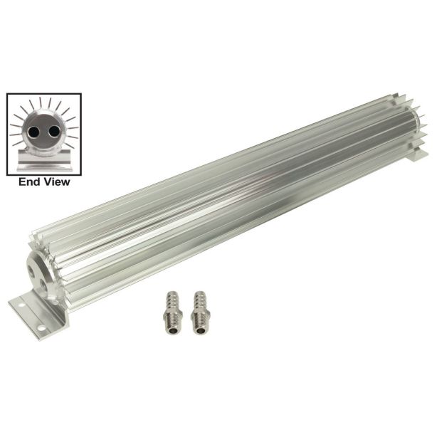 2 Pass Heat Sink Cooler 18in Long 1/4 NPT Inlet DERALE 13262