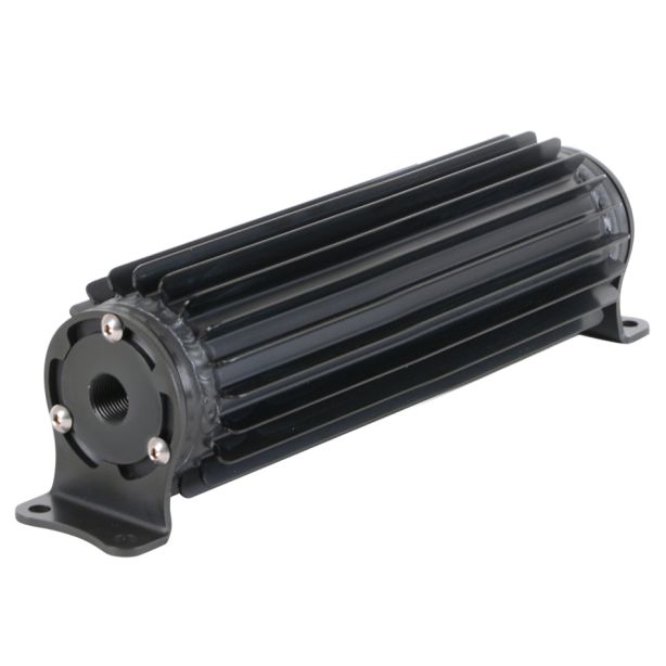 Single-Pass Heat Sink Co oler  10in Black Anodize DERALE 13269