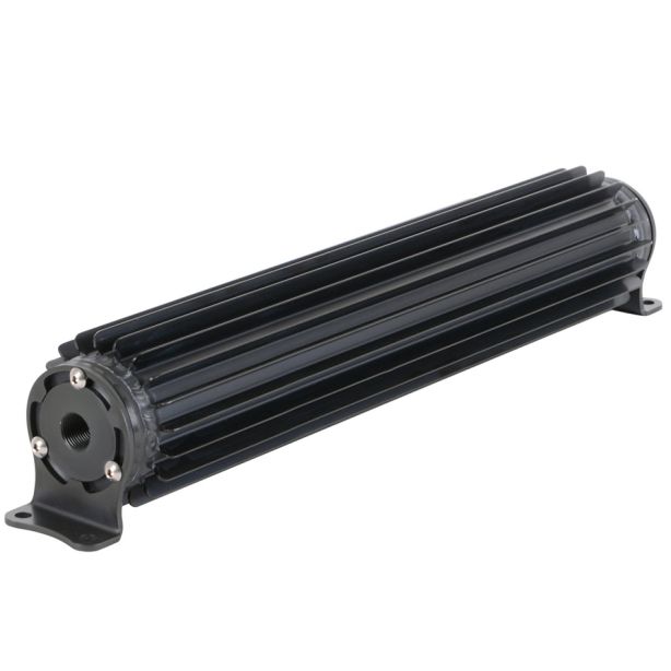 Single-Pass Heat Sink Co oler  18in Black Anodize DERALE 13272