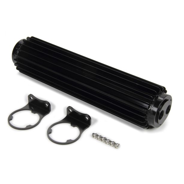 Dual-Pass Heat Sink Cool er  12in Black Anodized DERALE 13280