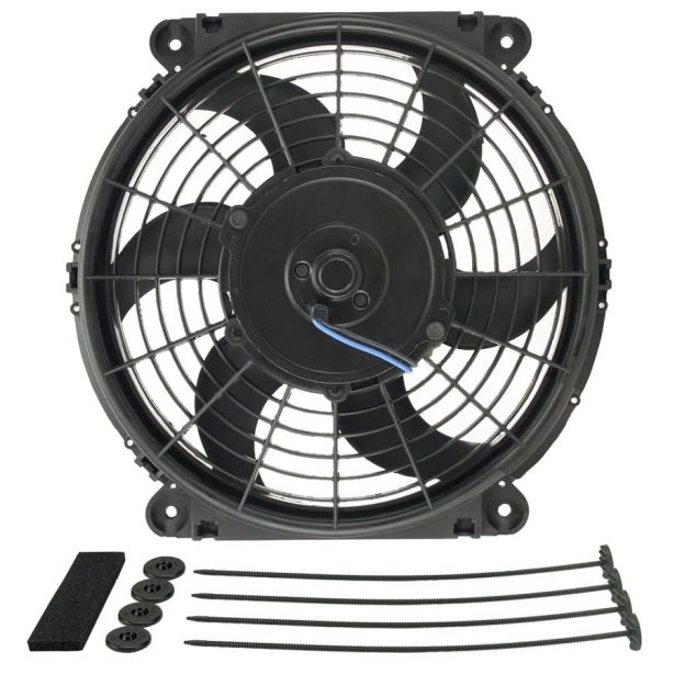 10in Tornado Electric Fan w/Standard Mount Kit DERALE 16620