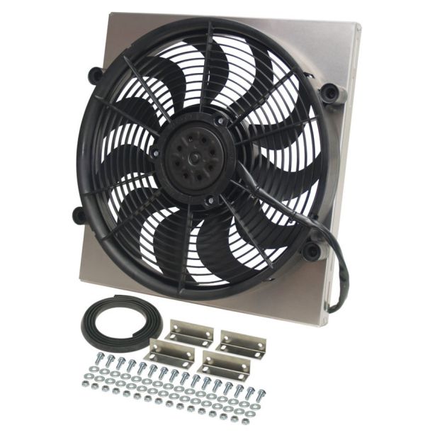 RAD Fan w/Alum Shroud Assembly DERALE 16816