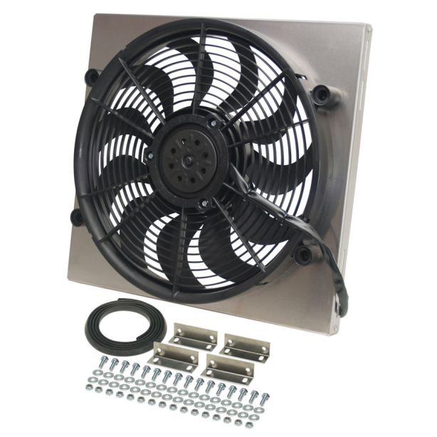 RAD Fan with Aluminum Shroud Assembly DERALE 16818