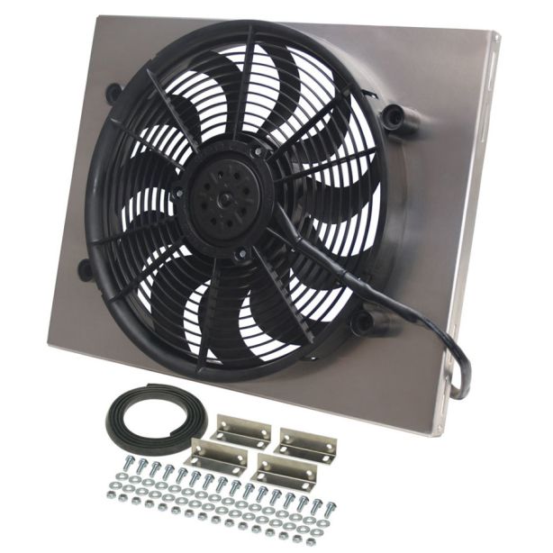 RAD Fan w/Alum Shroud Assembly DERALE 16822