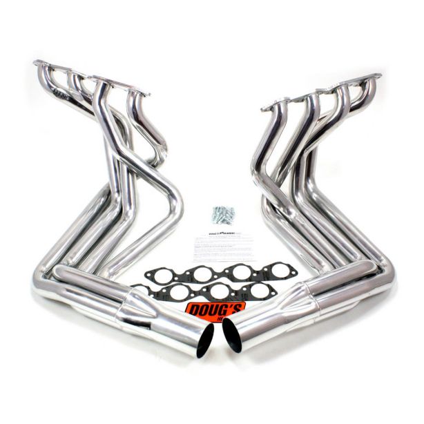BBC Side Mount Headers - Silver - 63-82 Vette DOUGS HEADERS D381