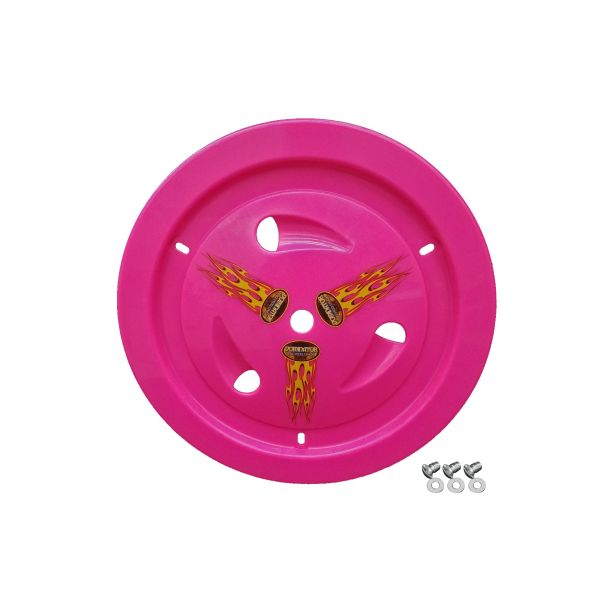 DOMINATOR RACING PRODUCTS 1007-D-PK Wheel Cover Dzus-On Pink Real Style