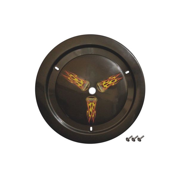 DOMINATOR RACING PRODUCTS 1012-B-BK Wheel Cover Bolt-On Black