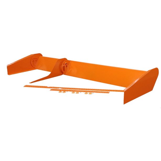 Spoiler 8in Tall x 72in Orange 2pc DOMINATOR RACING PRODUCTS 915-OR