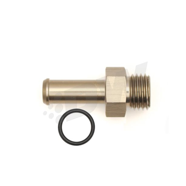 #6 ORB Male to 3/8 Male Barb Fitting DEATSCHWERKS 6-02-0504