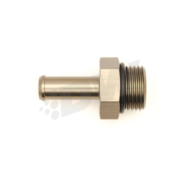 #8 ORB Male to 3/8 Male Barb Fitting DEATSCHWERKS 6-02-0509