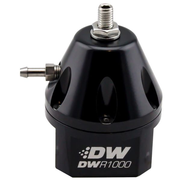 Fuel Pressure Regulator Adjustable  Black Finish DEATSCHWERKS 6-1000-FRB