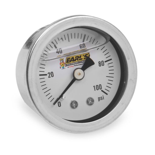 Pressure Gauge 100psi Liquid Filled EARLS 100187ERL