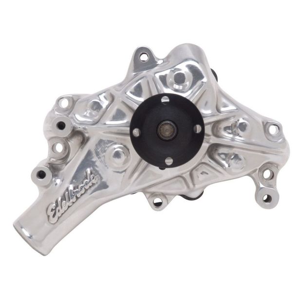 SBC Water Pump - Long  Polished EDELBROCK 8821