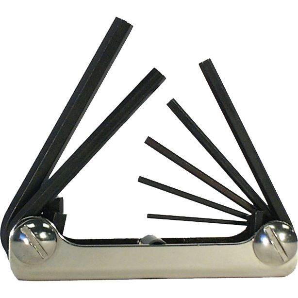 7-Piece Metric Fold-Up Hex Key Set Eklind Tool Company 21172
