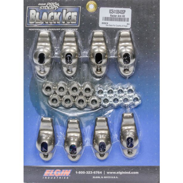 SBC B/I Rocker Arm Kit 1.60 Ratio 3/8 Stud ELGIN ICE410840SP