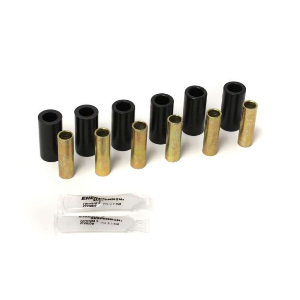 55-75 CJ Frt&rear Sprng Bush Black ENERGY SUSPENSION 2.2101G