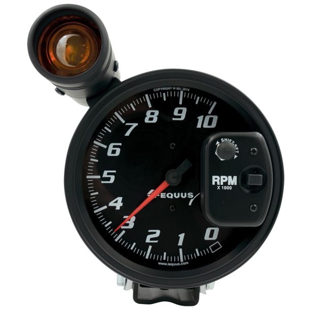 5in Dia Tachometer 10K RPM w/Ext Shift-Lite EQUUS E6080