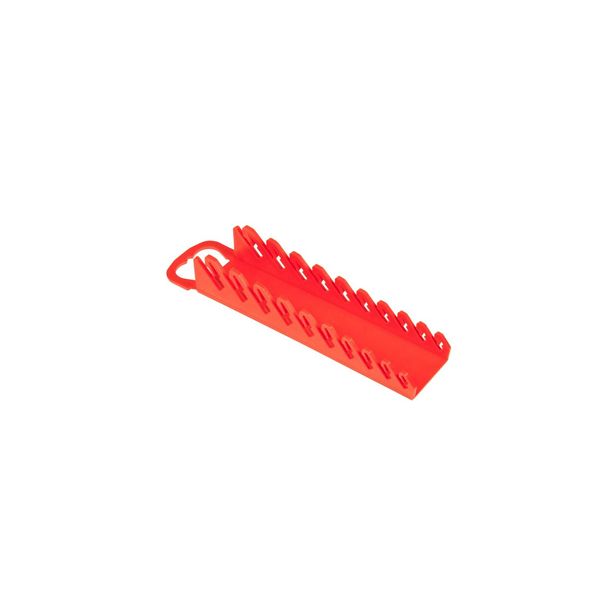 ERNST MANUFACTURING INC 5076 11 Slot Gripper Narrow Red Stubby Wrench Holder