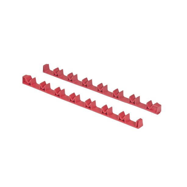 14 Tool No-Slip Low Profile Screwdriver Rails, Red Ernst Mfg. 6040