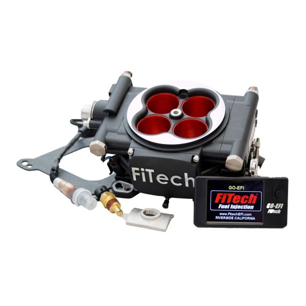 Go EFI Power Adder 600hp Kit Matte Black FiTECH FUEL INJECTION 30004
