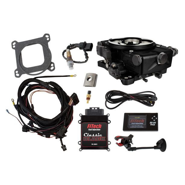 Go EFI Classic 550 HP EFI w/External ECU Black FiTECH FUEL INJECTION 30021
