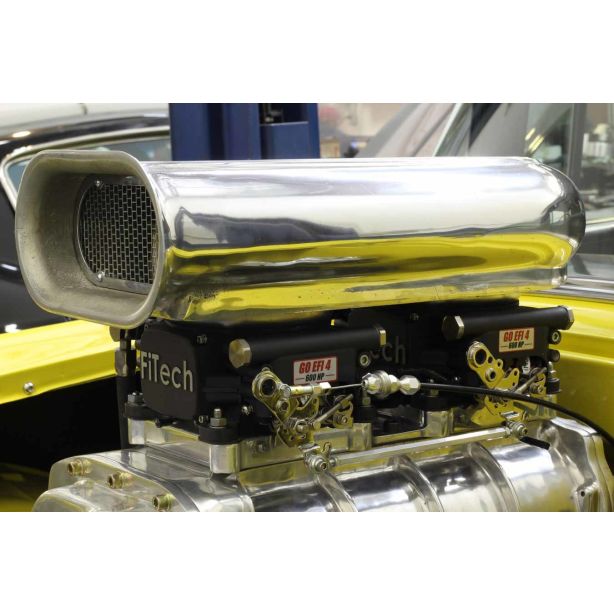 GO EFI 2x4 1200hp Power Adder Kit Matte Black FiTECH FUEL INJECTION 30064