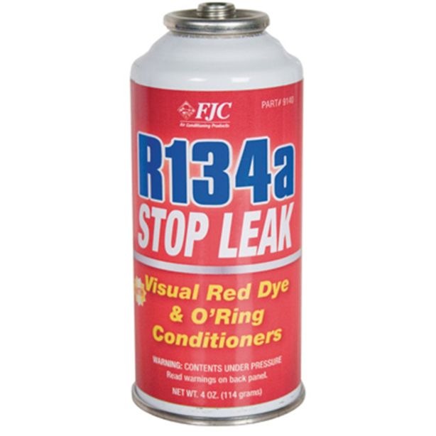 R134a Stop Leak w/ Red Leak Detection Dye FJC, Inc. 9140
