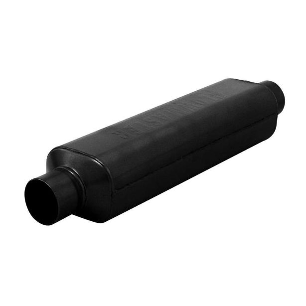 Hushpower II Muffler - 2.50 In/Out 18L 409S FLOWMASTER 12518409