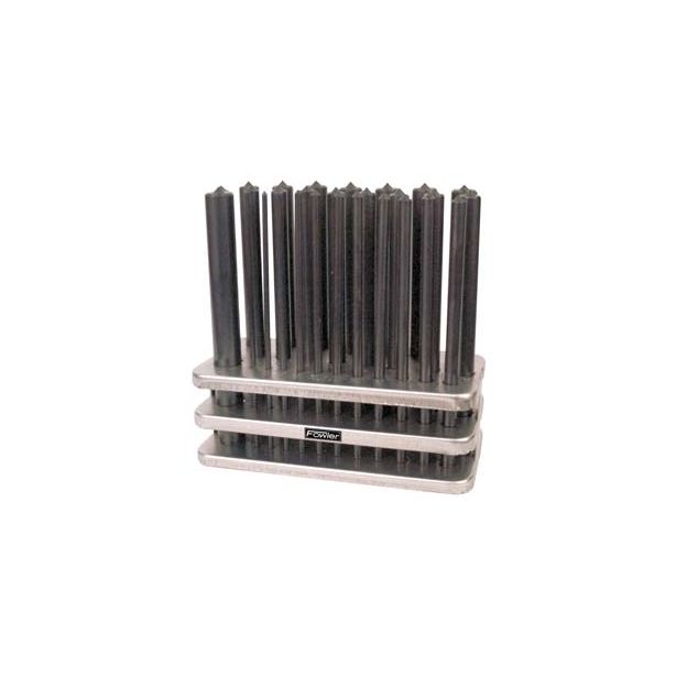 Fowler High Precision 72 482 028 28 Piece Transfer Punch Set