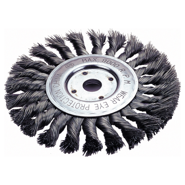 Firepower 1423-2113 WHEEL BRUSH 4" KNOTTED WIRE