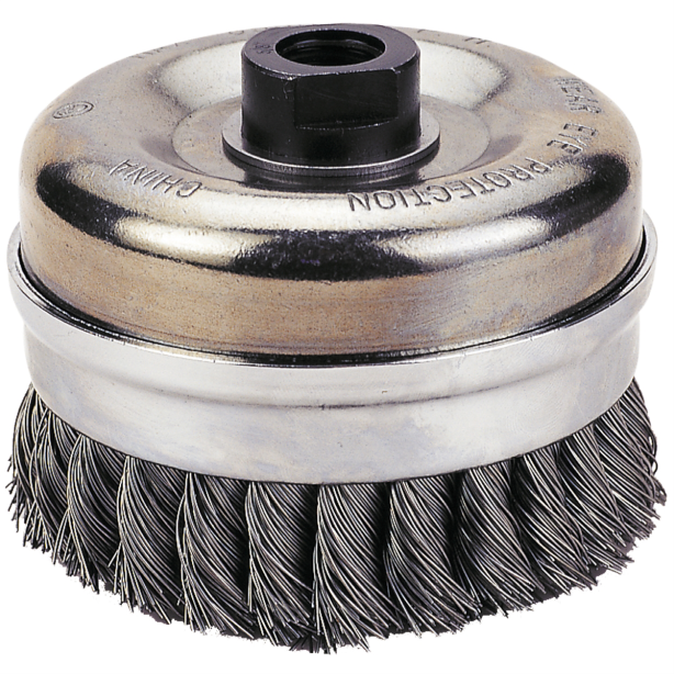 Firepower 1423-2116 CUP BRUSH, 6" KNOTTED WIRE