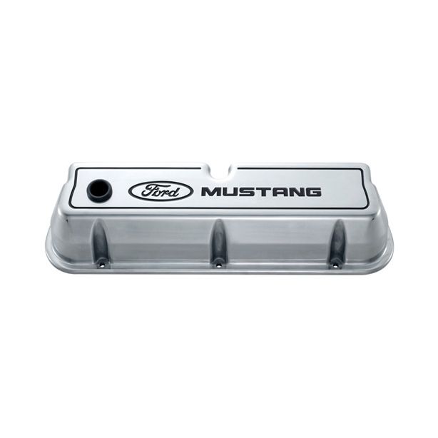 FORD 302-030 Die Cast Alm Valve Cover Set w/Mustang Logo