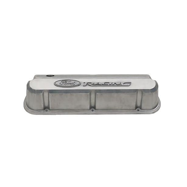 FORD 302-146 Slant Edge Valve Cover Set w/Ford Racing Logo