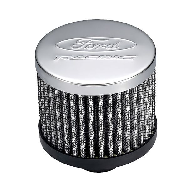 FORD 302-236 Valve Cover Breather w/ Steel Top Chrome