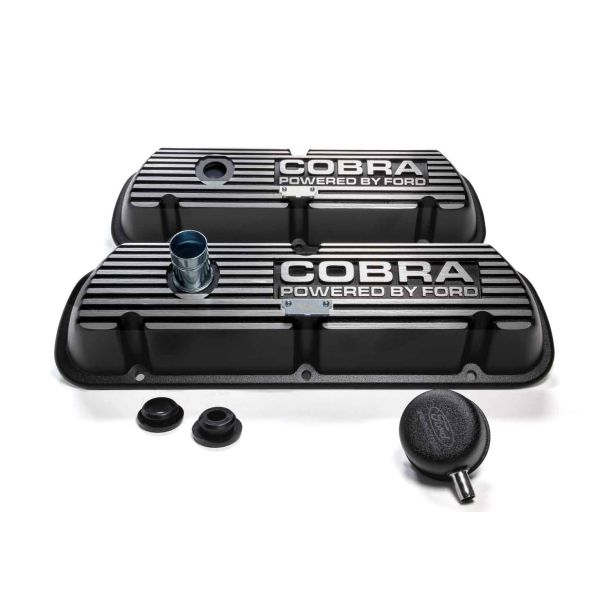 SBF Blk Crinkle Valve Covers FORD M-6582-A