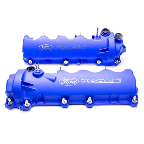 4.6L 3-Valve V/C Blue Powder Coated w/Logo FORD M-6582-FR3VBL