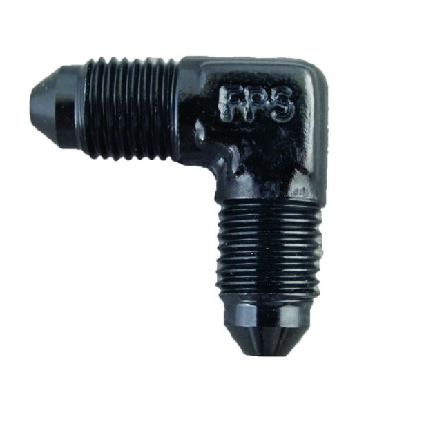 #4 90 Deg Union Fitting Black FRAGOLA 482104-BL