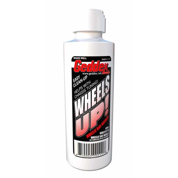 Wheels Up Wheelie Bar Marker White 3oz Bottle GEDDEX 111