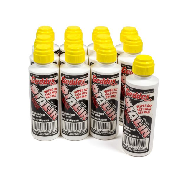 Dial-In Window Marker Yellow Case 12x3oz GEDDEX 916B12