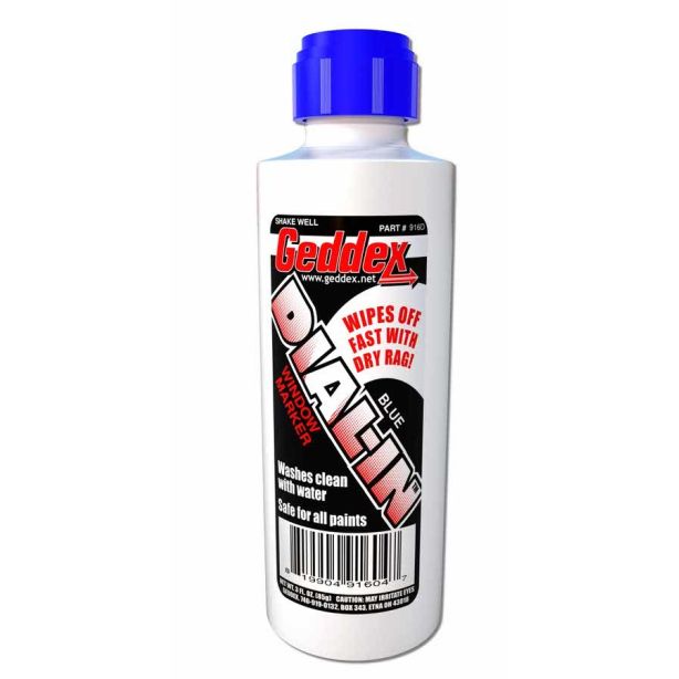 Dial-In Window Marker Blue 3oz Bottle GEDDEX 916D