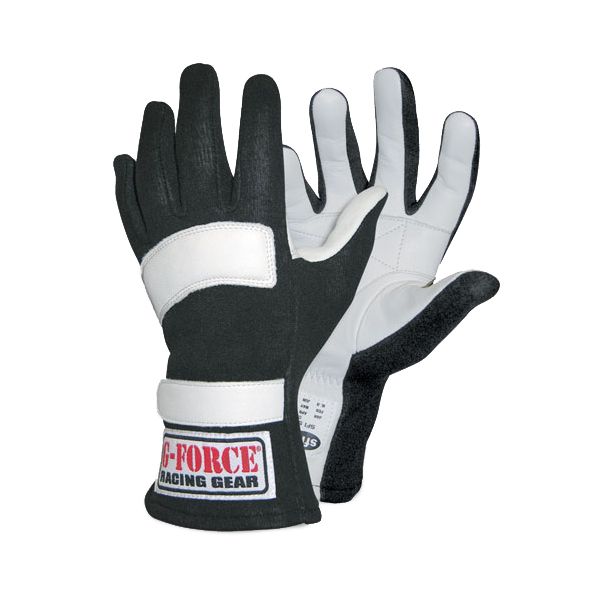 GF5 Racing Gloves XX- Small Black G-FORCE 4101XXSBK