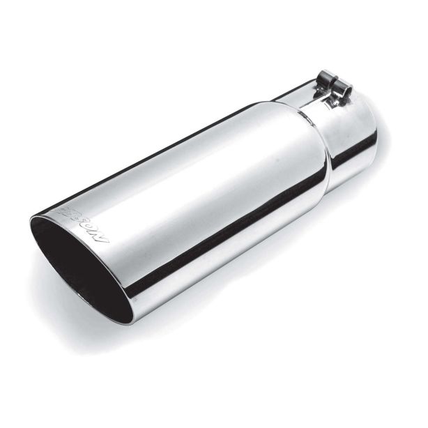 Stainless Single Wall An gle Exhaust Tip GIBSON EXHAUST 500392