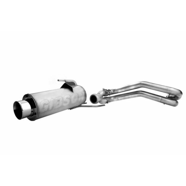 Polaris UTV Single Exhau st  Stainless GIBSON EXHAUST 98001