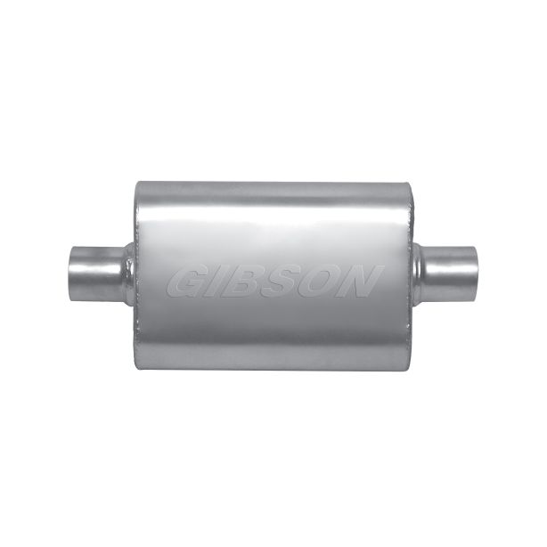 Stainless Steel Muffler 3in Center/Center GIBSON EXHAUST BM0108