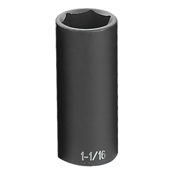 SOC 1-1/16 1/2D IMP 6PT DP Grey Pneumatic 2034D