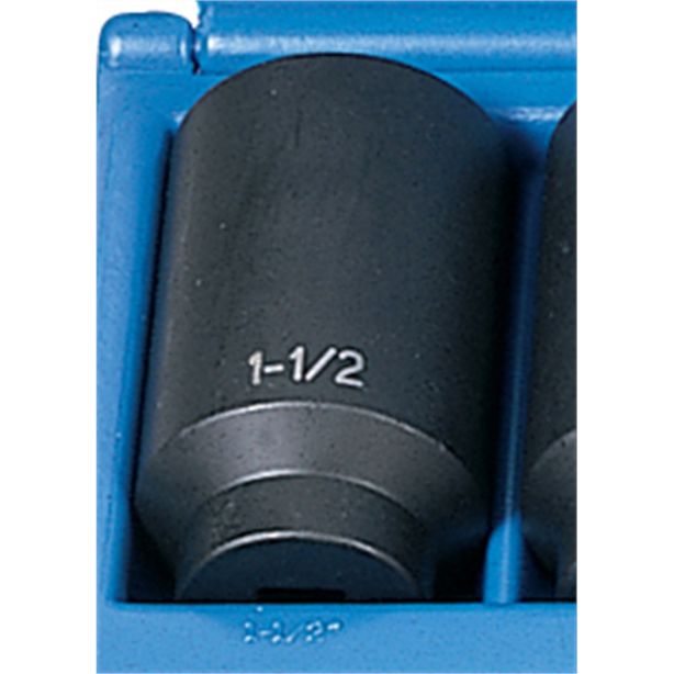 SOC 1-1/2 1/2D IMP 6PT DP Grey Pneumatic 2048D