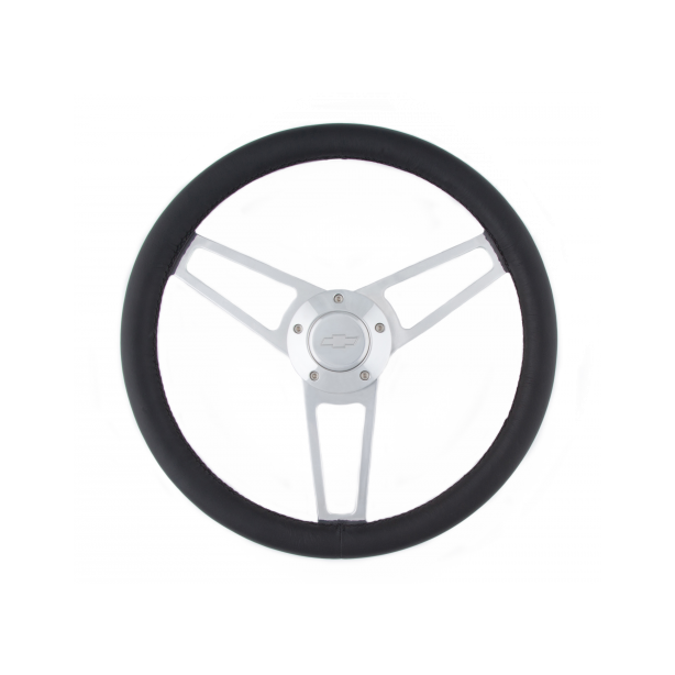 Billet Series Leather St eering Wheel Chevy Logo GRANT 1901